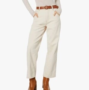 Blank NYC High Waist Straight Leg Jeans In Cream - Size 26 - New With Tags